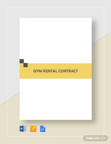 gym rental contract