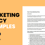 Marketing Policy Examples