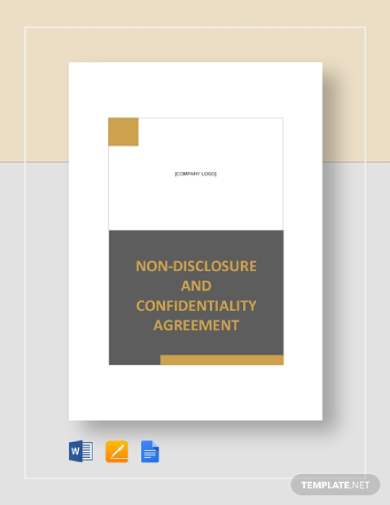 non disclosure and confidentiality agreement