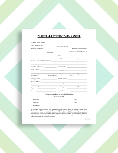10 Rental Guarantor Letter Examples To Download Examples