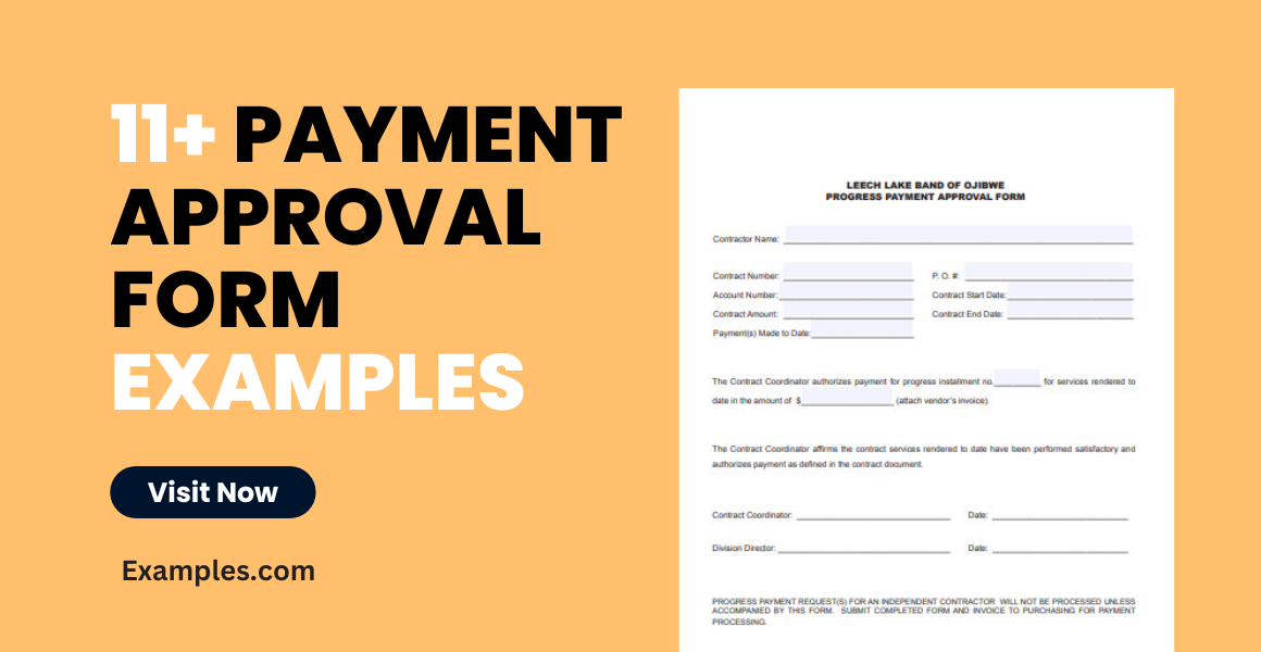payment approval form examples