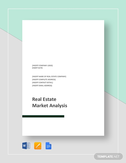 real estate market analysis template
