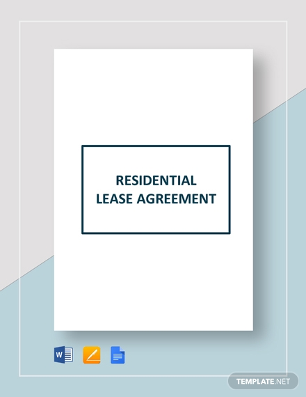 Residential Agreement - 10+ Examples, Format, Pdf | Examples