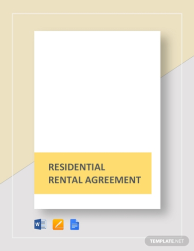 residential rental agreement