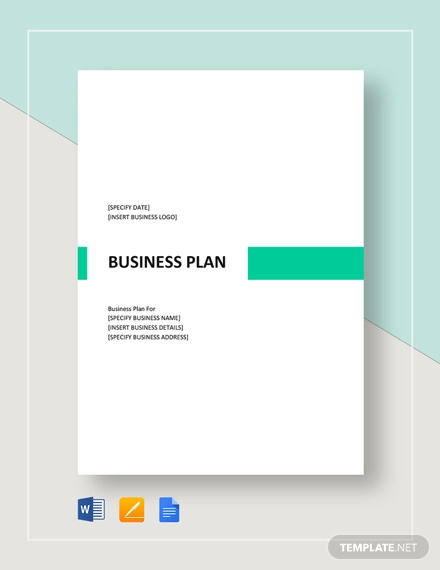 business plan business document