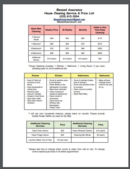 cleaning-services-price-list-template-database