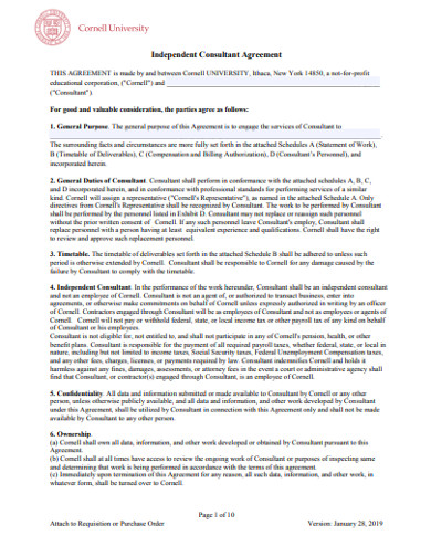 sample independent medical consultant agreement 1