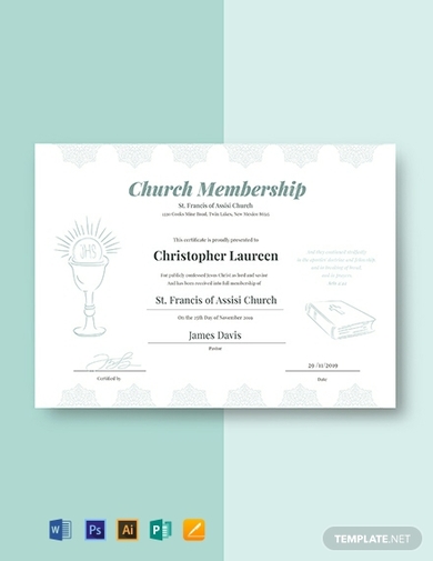 simple church membership certificate1