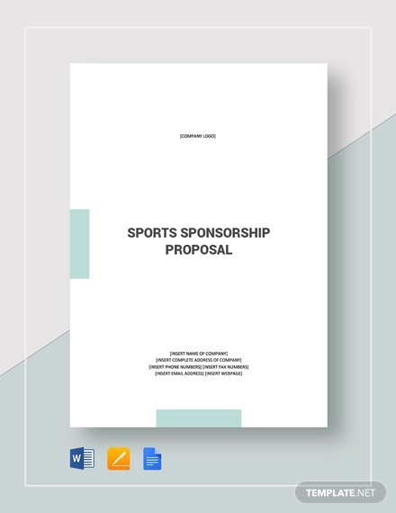 Sponsorship Proposal Examples 15  in PDF Google Docs Pages MS