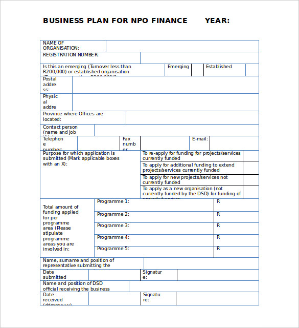 Non Profit Business Plan 14 Pdf Word Documents Download Free Premium Templates