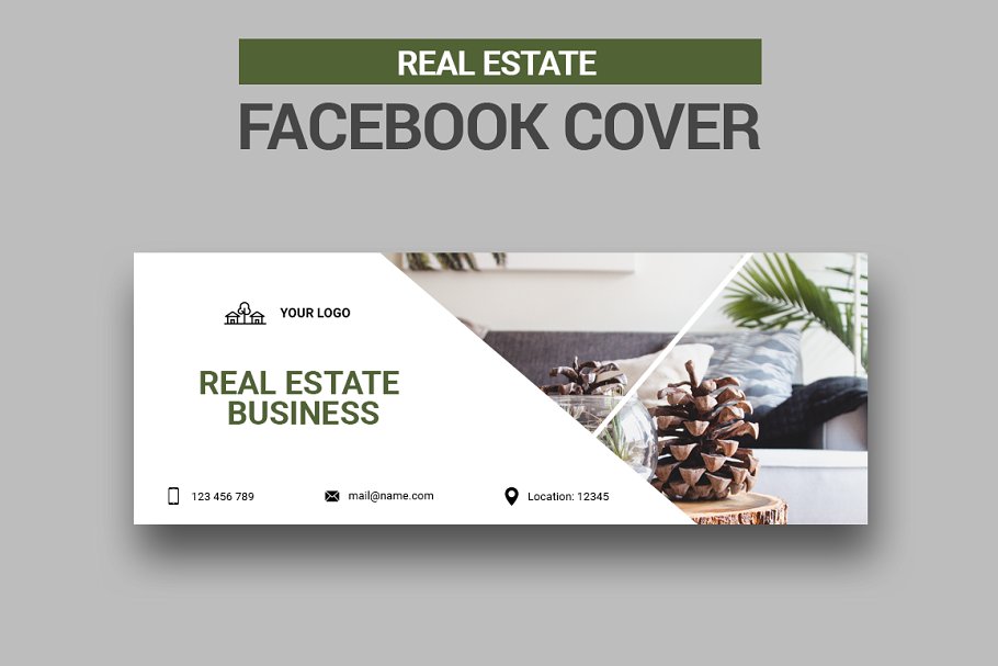 6. Real Estate Facebook Cover Photo