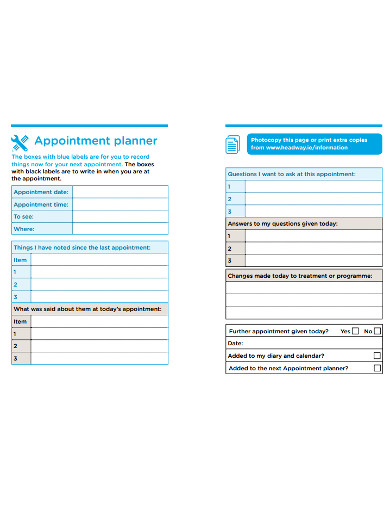 appointment planner