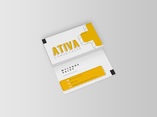 business card for digital marketing agency
