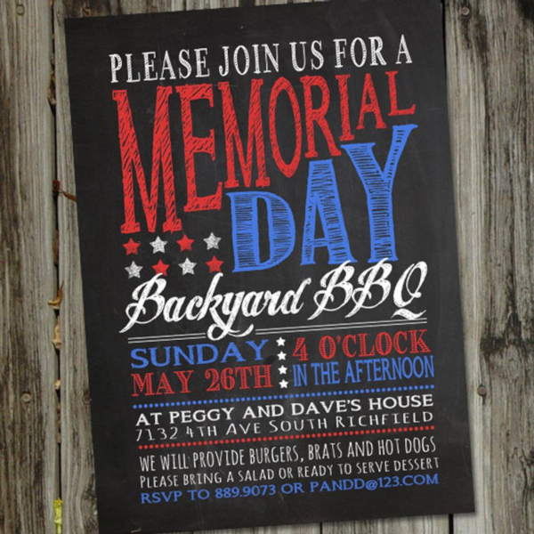 FREE 10 Memorial Day Invitation Examples Templates Download Now