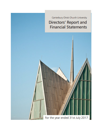 Church University Directors’ Report and Financial Statements
