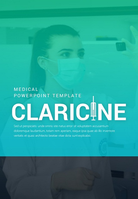 claricine portrait medical powerpoint template
