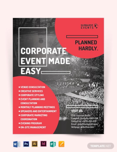 Corporate Event Flyer