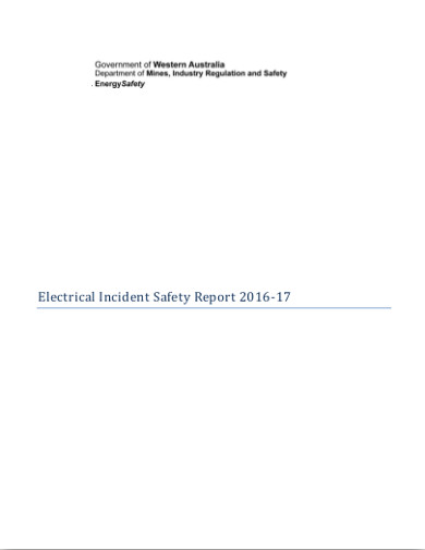 Electrical Incident Safety Report