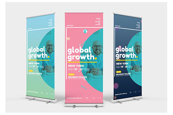 event conference roll up banner