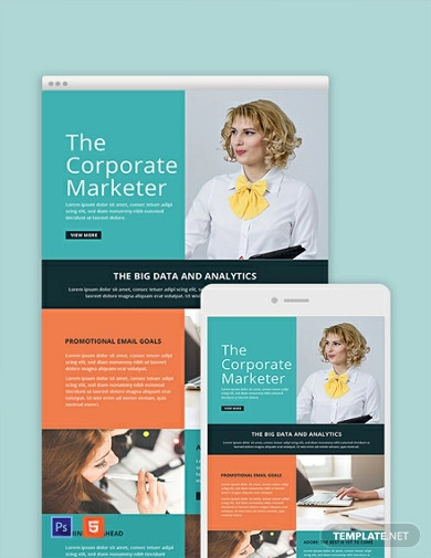 Free Marketing Email Newsletter Template