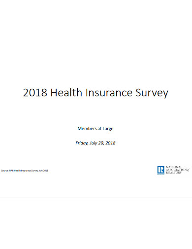 health insurance survey