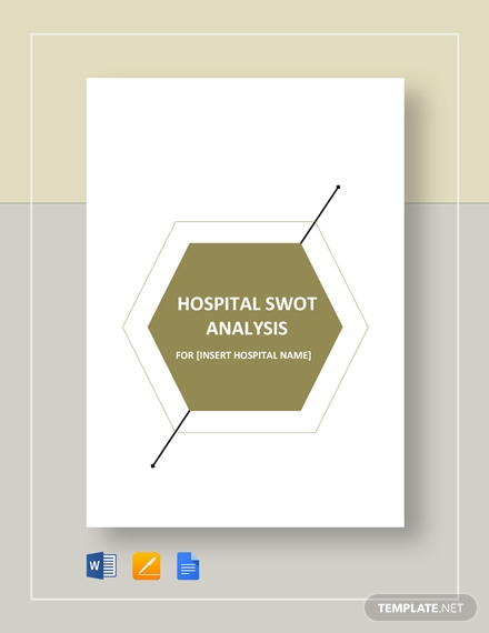 hospital swot analysis template