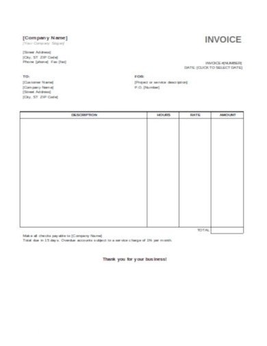 hourly invoice template3