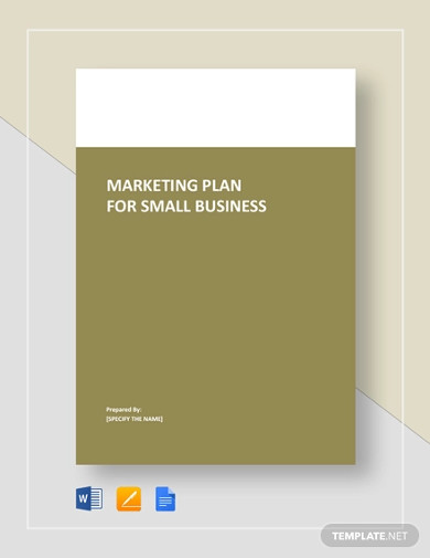 Marketing Plan for Small Business Template