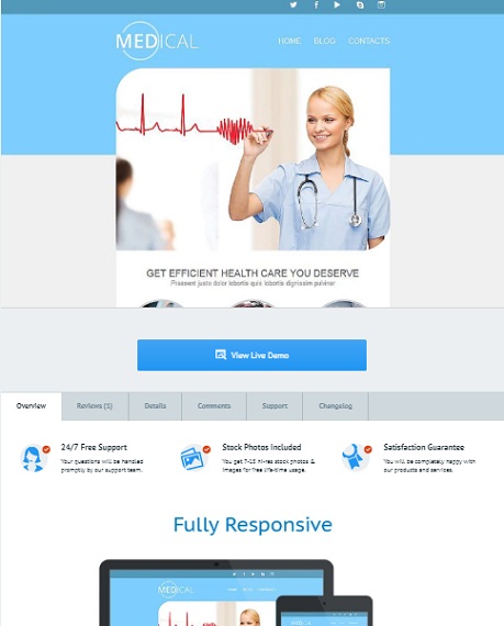 medical responsive newsletter template
