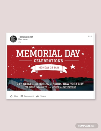 Memorial Day LinkedIn Post