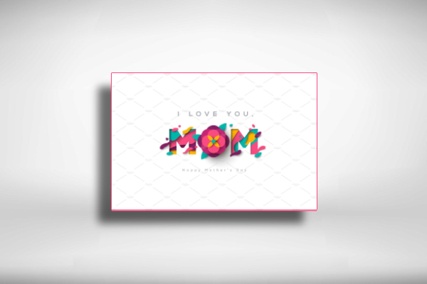 Minimalist Mother's Day Greeting Card