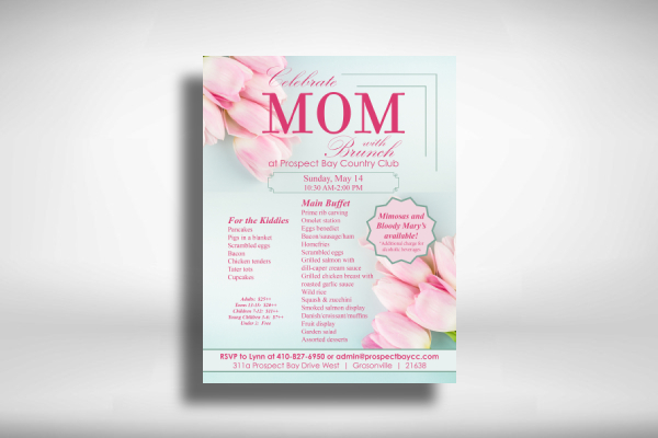 mothers day brunch poster