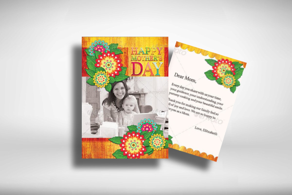 Mother's Day Greeting Card with Image