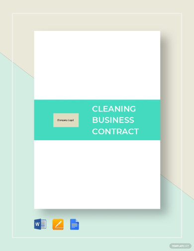 Neat Cleaning Business Contract