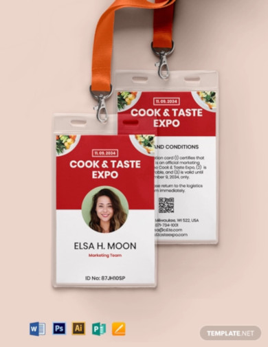 Printable event ID Card