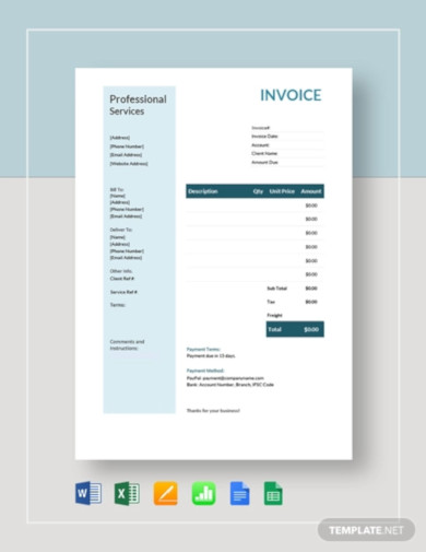 professional services invoice1