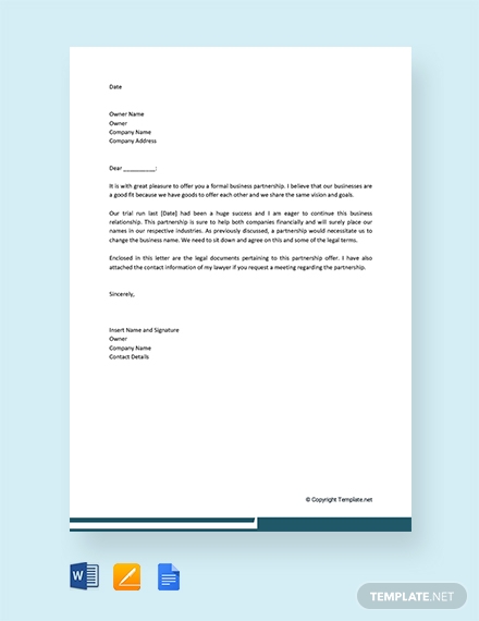 Business Partnership Letter Of Introduction & Request from images.examples.com