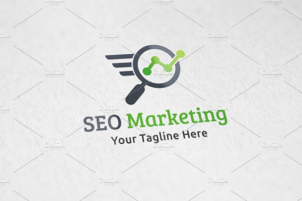 seo marketing logo template