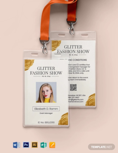 Sample Event ID Card