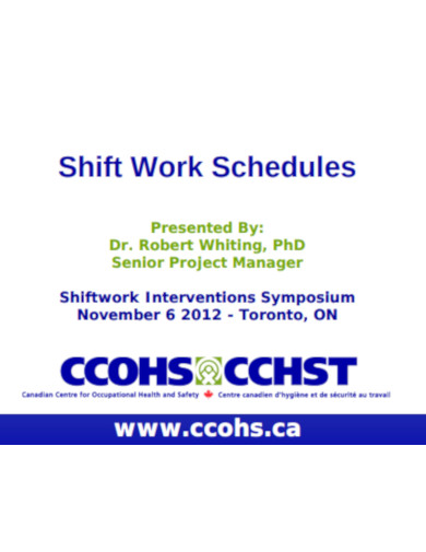 shift work schedules