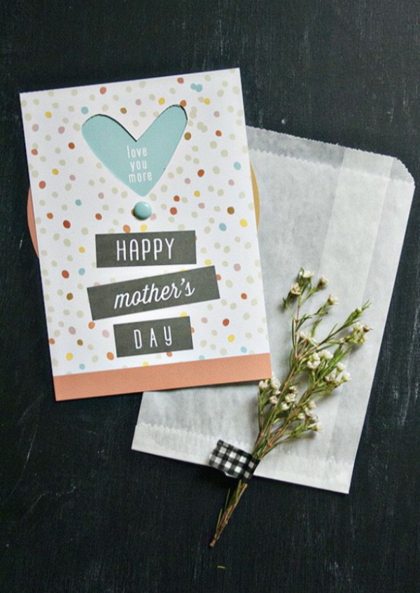 simple mothers day card