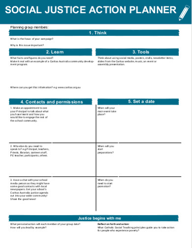 Action Planner - 12+ Examples, Format, Pdf | Examples