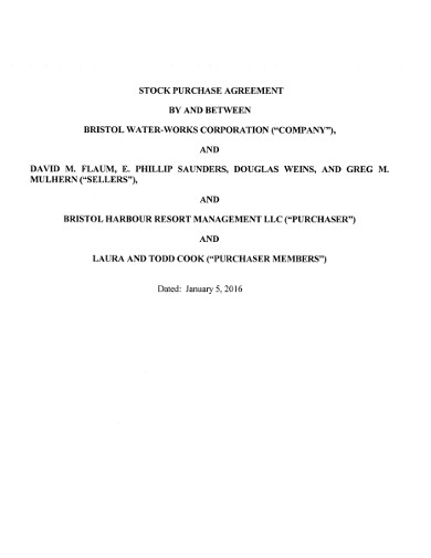 stock purchase agreement 