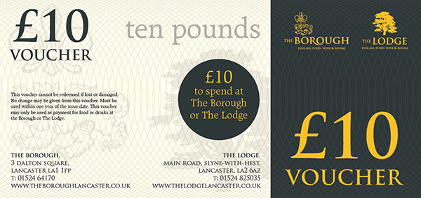 the lodge the borough gift voucher