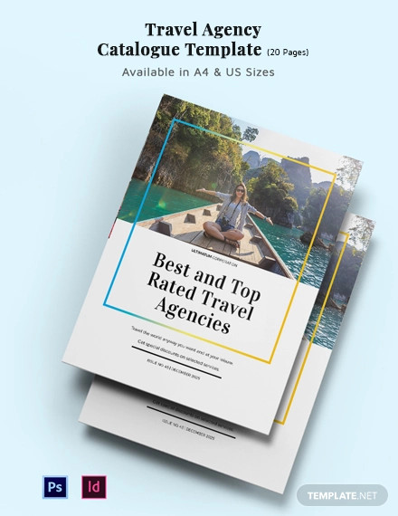 travel agency catalog template