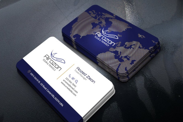 travel business card template