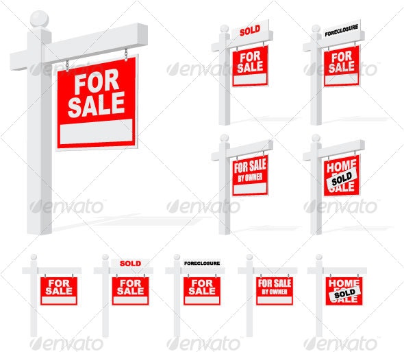 12. Professional Real Estate for Sale Sign Example