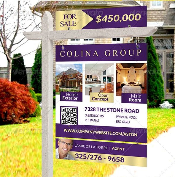 Real Estate Signs - 14+ Examples, Format, Pdf | Examples