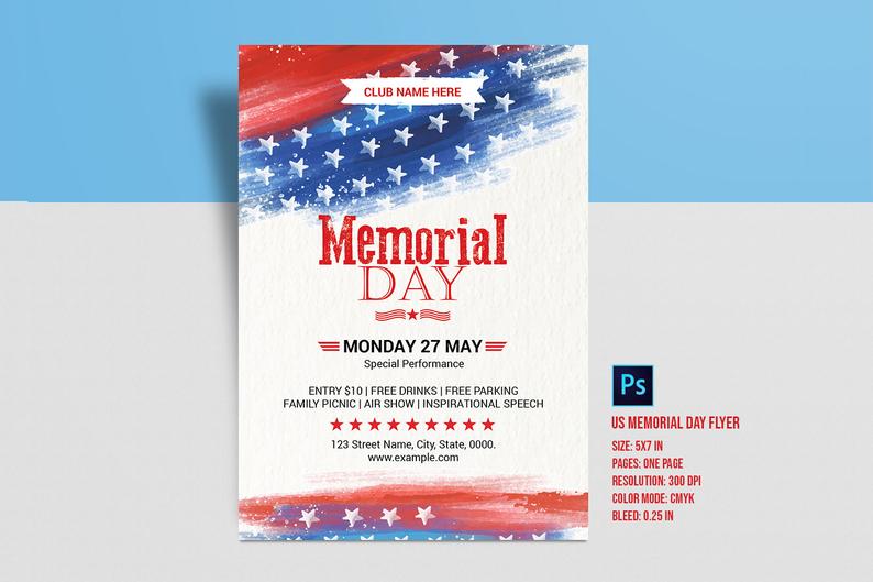 6. Memorial Day Celebration Invitation Poster