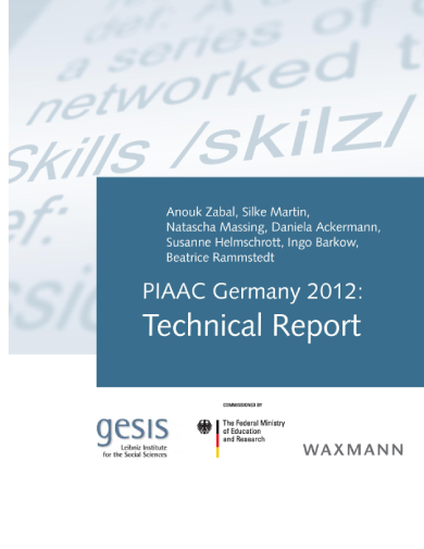 adult competencies technical report
